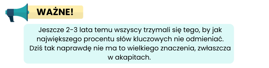 słowa kluczowe w copywritingu | zasada pisania treści pod SEO